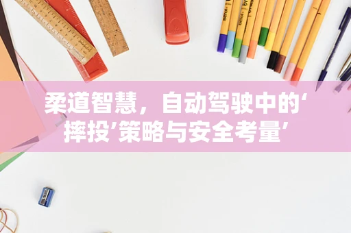 柔道智慧，自动驾驶中的‘摔投’策略与安全考量’