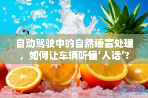 自动驾驶中的自然语言处理，如何让车辆听懂‘人话’？