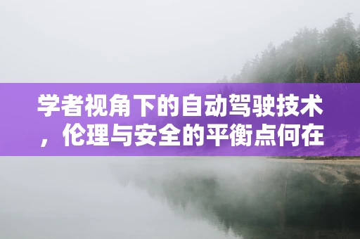 学者视角下的自动驾驶技术，伦理与安全的平衡点何在？