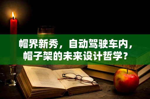 帽界新秀，自动驾驶车内，帽子架的未来设计哲学？