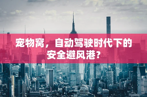 宠物窝，自动驾驶时代下的安全避风港？
