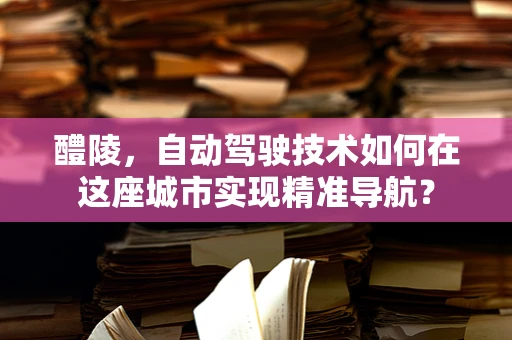 醴陵，自动驾驶技术如何在这座城市实现精准导航？