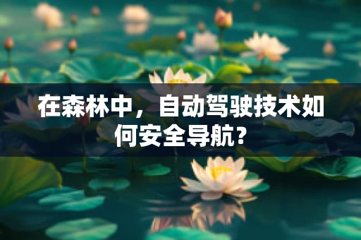 在森林中，自动驾驶技术如何安全导航？