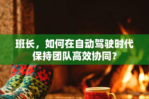 班长，如何在自动驾驶时代保持团队高效协同？