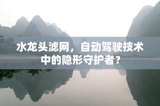 水龙头滤网，自动驾驶技术中的隐形守护者？