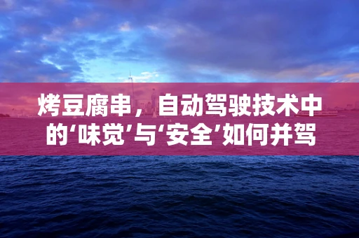 烤豆腐串，自动驾驶技术中的‘味觉’与‘安全’如何并驾齐驱？