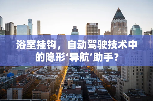 浴室挂钩，自动驾驶技术中的隐形‘导航’助手？