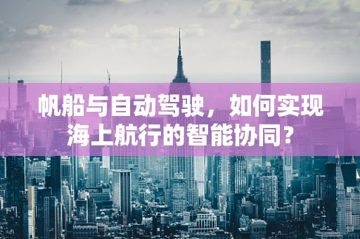 帆船与自动驾驶，如何实现海上航行的智能协同？