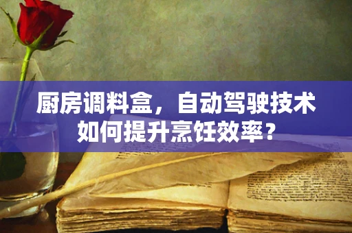 厨房调料盒，自动驾驶技术如何提升烹饪效率？
