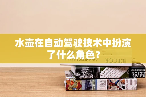 水壶在自动驾驶技术中扮演了什么角色？