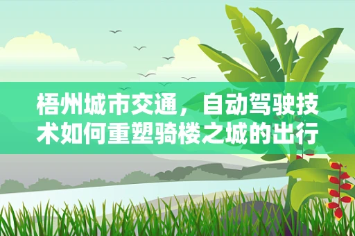 梧州城市交通，自动驾驶技术如何重塑骑楼之城的出行未来？