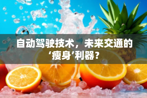 自动驾驶技术，未来交通的‘瘦身’利器？