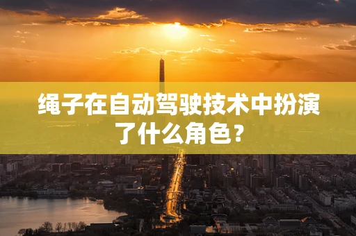 绳子在自动驾驶技术中扮演了什么角色？
