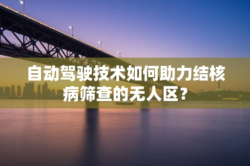 自动驾驶技术如何助力结核病筛查的无人区？