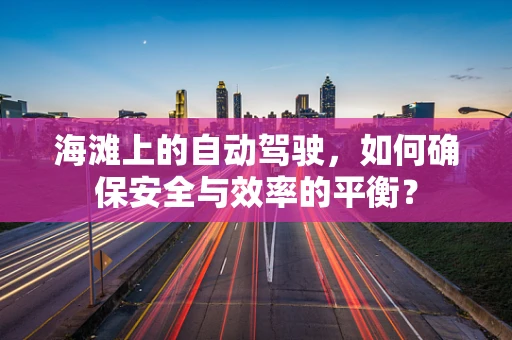 海滩上的自动驾驶，如何确保安全与效率的平衡？