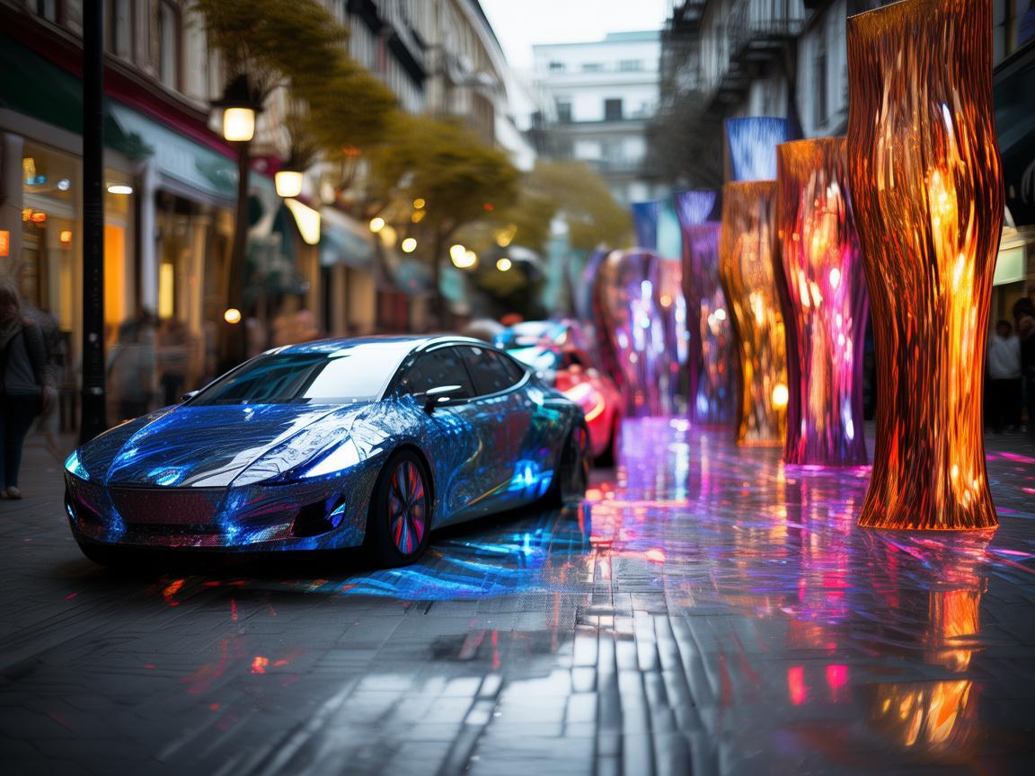 画廊街的艺术装置，如何通过自动驾驶技术提升城市艺术体验的互动性？