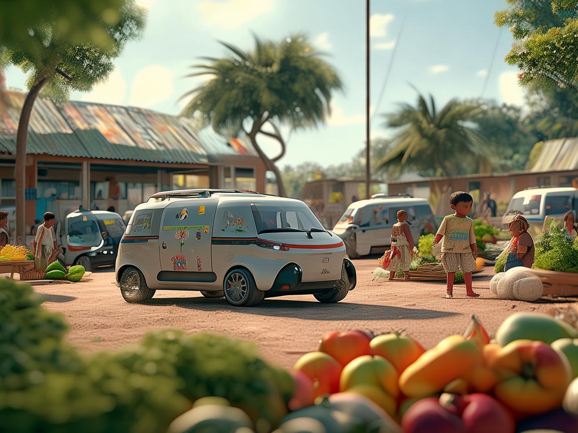 如何利用自动驾驶技术改善偏远地区小儿营养不良问题?