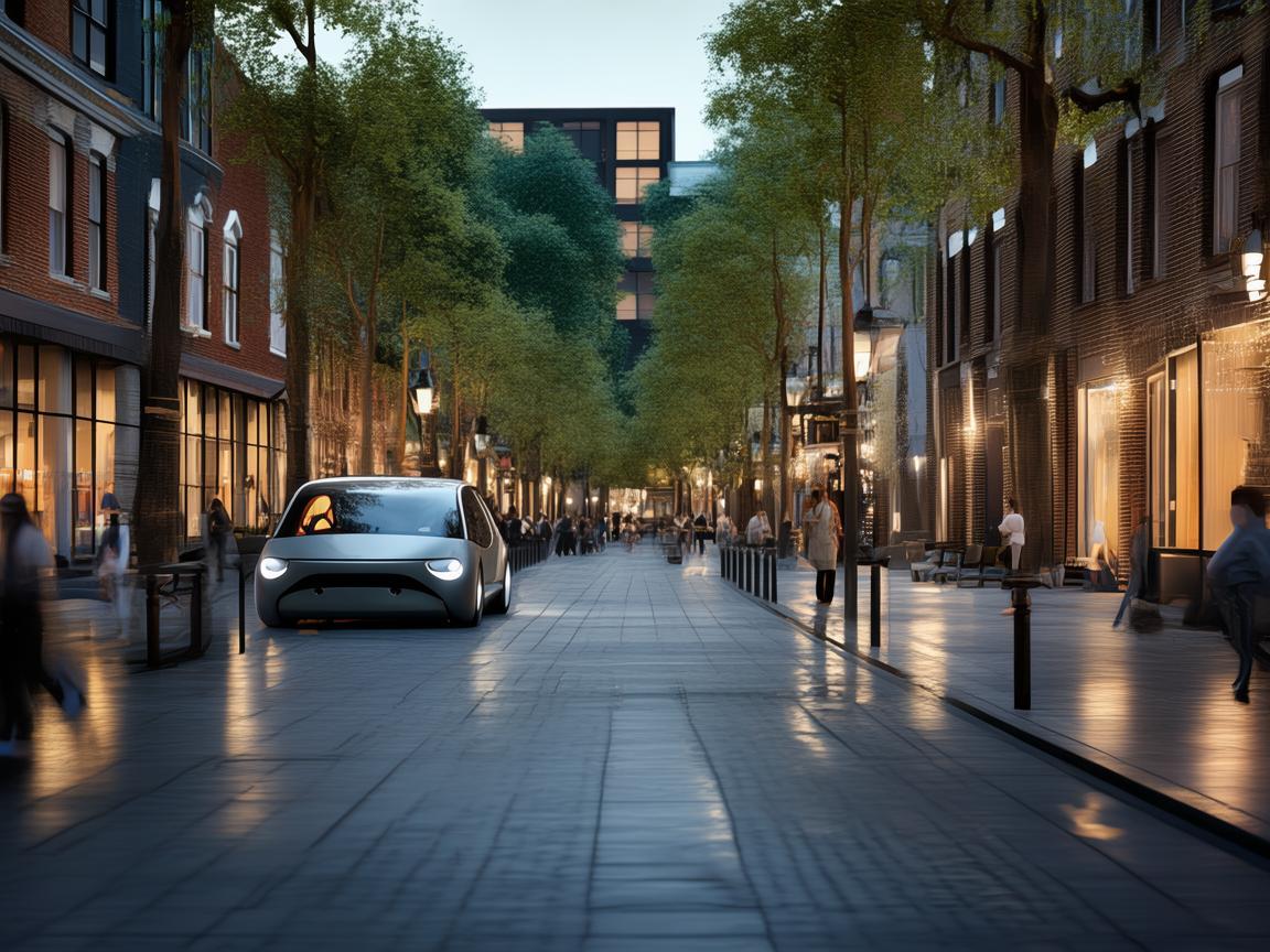 步行街区,自动驾驶技术如何优雅地融入城市慢行生活?