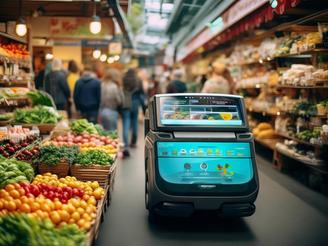 农贸市场中的自动驾驶技术，如何提升购物体验与效率？